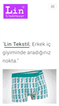Mobile Screenshot of lintekstil.com